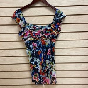 NEW ROCCO BAROCCO GORGEOUS WOMEN TOP MADE IN ITALY SIZE 10